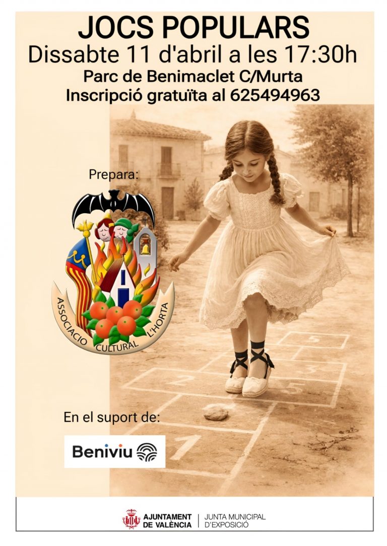 Juegos populares en el barrio de Benimaclet